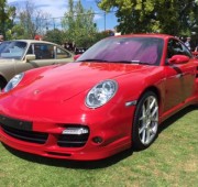 Red Porsche 911 Turbo Coupe 997 Sunroof Auto